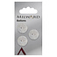 Milward Knopen op kaart 17 mm: Verpakking van 3