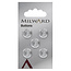Milward Knopen op kaart 12 mm: Verpakking van 5