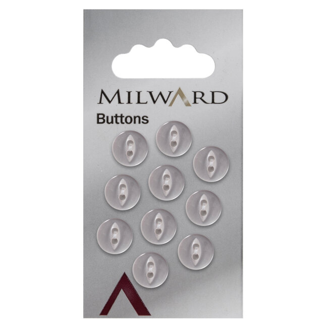 Milward Knopen op kaart 10 mm: Verpakking van 10
