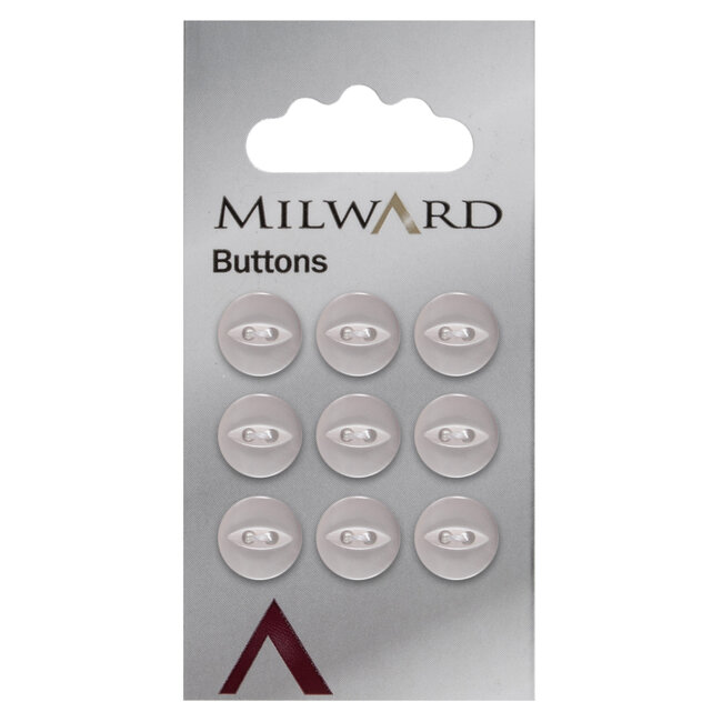 Milward Knopen op kaart 11 mm: Verpakking van 9