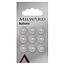 Milward Knopen op kaart 11 mm: Verpakking van 9
