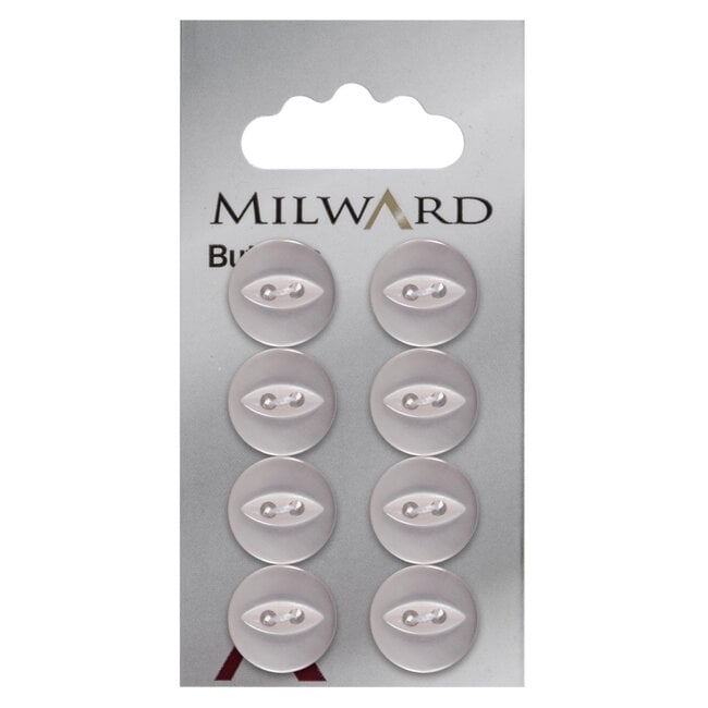 Milward Knopen op kaart 13 mm: Verpakking van 8
