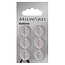 Milward Knopen op kaart 16 mm: Verpakking van 6