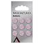 Milward Knopen op kaart 11 mm: Verpakking van 9
