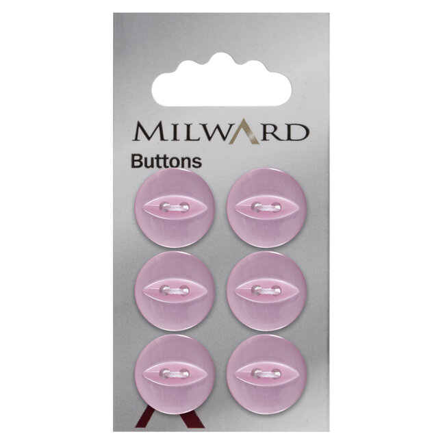 Milward Knopen op kaart 16 mm: Verpakking van 6