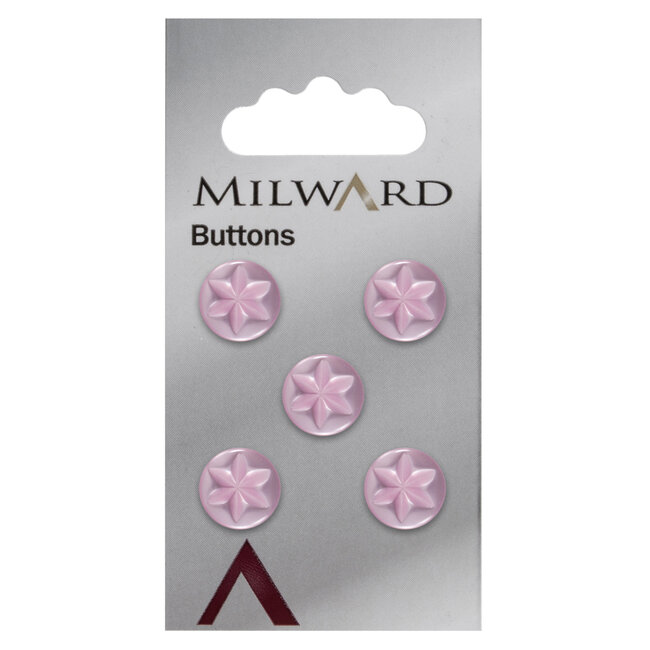 Milward Knopen op kaart 11 mm: Verpakking van 5