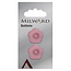 Milward Roze Knopen op kaart 20 mm: Verpakking van 2