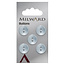 Milward Blauwe Knopen op kaart 13mm: Verpakking van 5