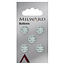 Milward Groene Knopen op kaart 11mm: Verpakking van 5