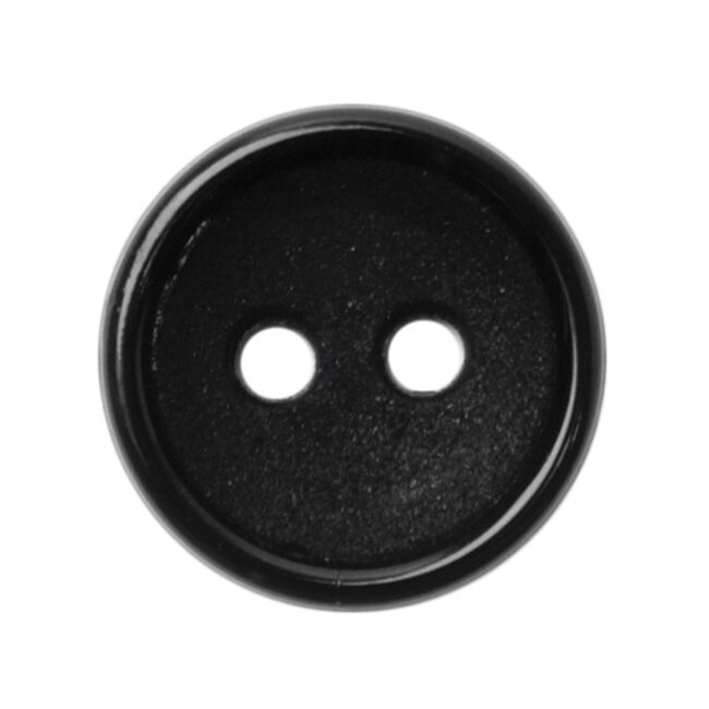 Milward  Zwarte Knopen op kaart 11mm: Verpakking van  8