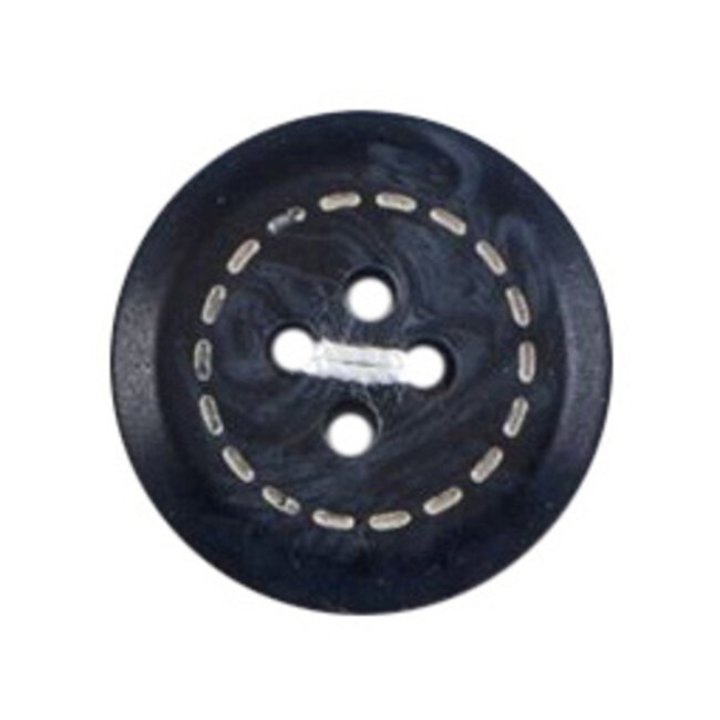 Milward Blauwe Knopen op kaart 15mm: Verpakking van 4