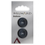 Milward  Blauwe Knopen op kaart 20mm: Verpakking van  2