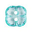 Milward Turqouise Knopen op kaart 15mm: Verpakking van 5