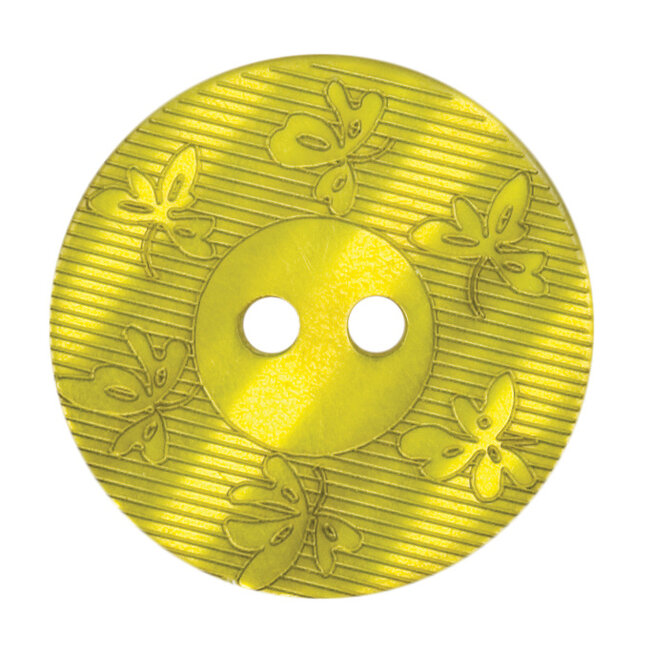 Milward Lime Groene Knopen op kaart 22mm: Verpakking van 2