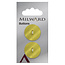 Milward Lime Groene Knopen op kaart 22mm: Verpakking van 2