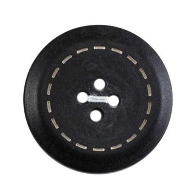 Milward Zwarte Knopen op kaart 17mm: Verpakking van 3