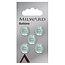 Milward Groene Knopen op kaart 13mm: Verpakking van 5