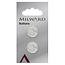 Milward Parelmoer Knopen op kaart 17 mm: Verpakking van 2