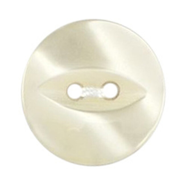 Milward Wit Parelmoer glans Knopen op kaart 16 mm: Verpakking van 5