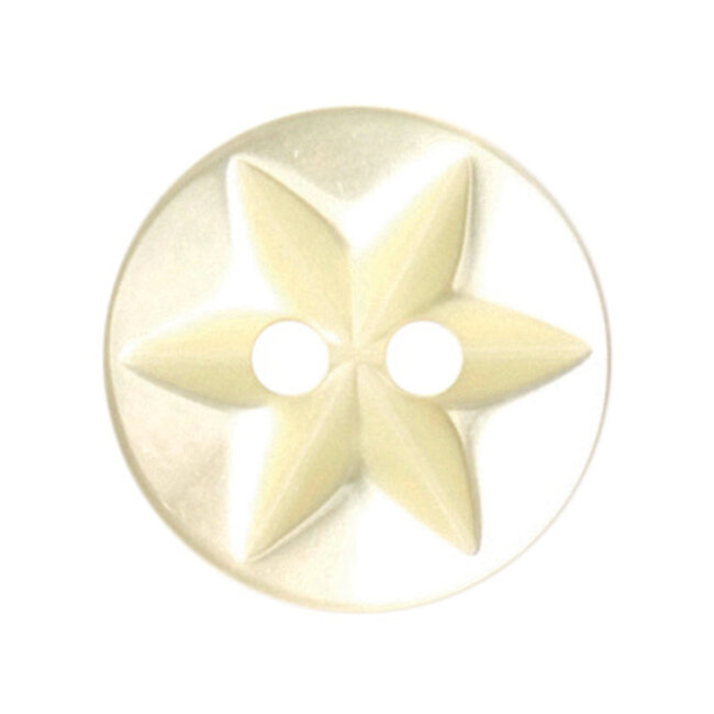 Milward Gele Glans Knopen op kaart 10mm: Verpakking van 8