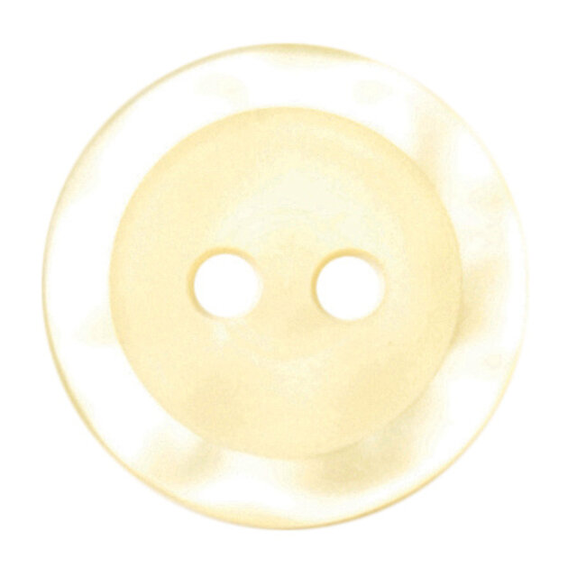 Milward Gele Glans Knopen op kaart 13mm: Verpakking van 6