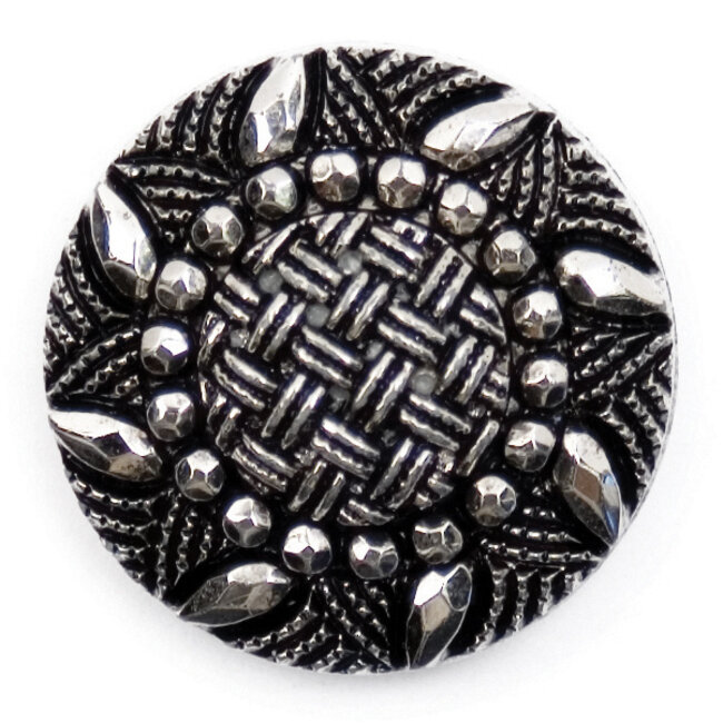 Milward Zilveren Knopen op kaart 20 mm: Verpakking van 2