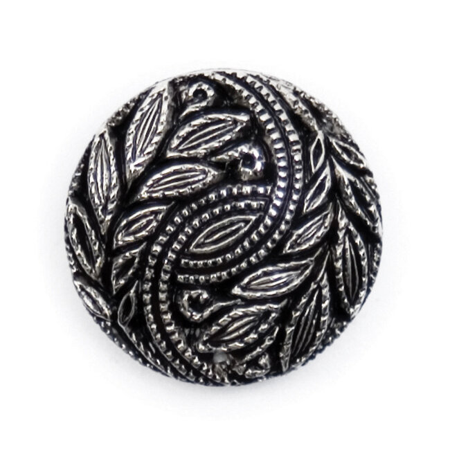 Milward Zilveren Knopen op kaart 12 mm: Verpakking van 4