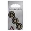 Milward Bronzen Knopen op kaart 20 mm: Verpakking van 3