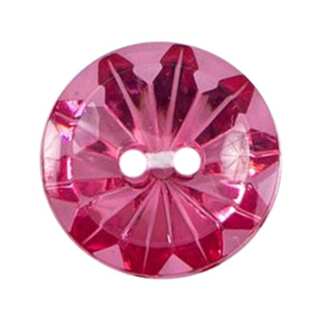 Milward Roze glans Knopen op kaart 17 mm: Verpakking van 3