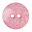Milward Roze Glitter Knopen op kaart 17 mm: Verpakking van 3