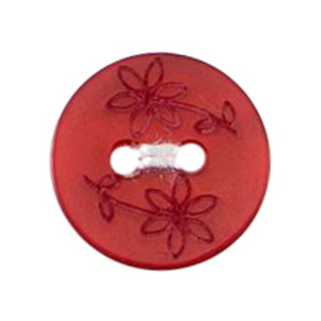 Milward Knopen 12 mm Rood 5 stuks