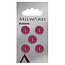 Milward Knopen 12 mm Roze 5 stuks