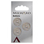 Milward Knopen 17 mm Roze 3 stuks
