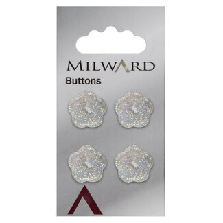 Milward Knopen 17 mm Glas 4 stuks