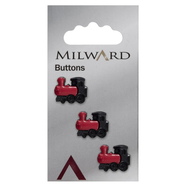 Milward Knopen 17 mm Trein 3 stuks