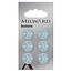 Milward Knopen 15 mm Groen 6 stuks
