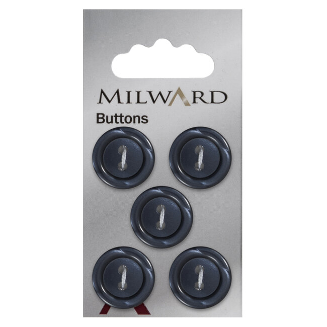 Milward Knopen 17 mm Blauw 5 stuks