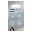 Milward Knopen 16 mm Blauwe 4 stuks