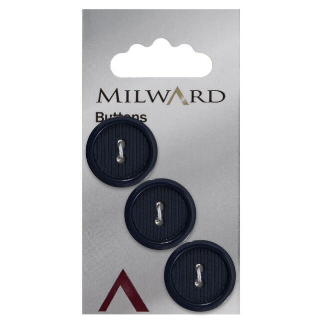 Milward Knopen 20 mm Blauw 3 stuks