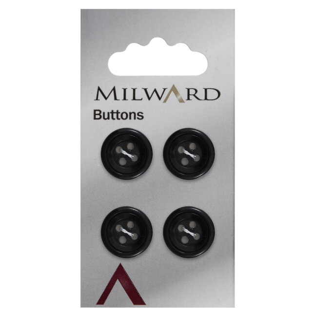 Milward Knopen 16 mm Blauw 4 stuks