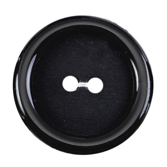 Milward Knopen 25 mm Zwart 2 stuks