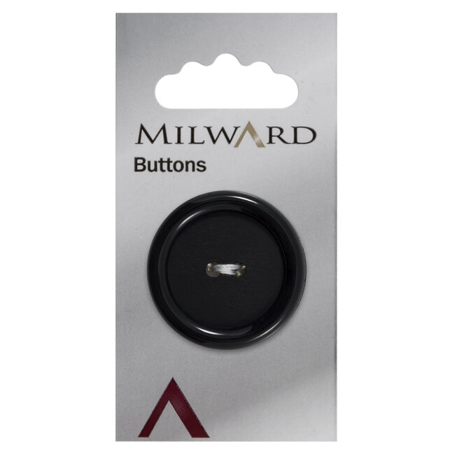Milward Knopen 34 mm Zwart 1 stuks