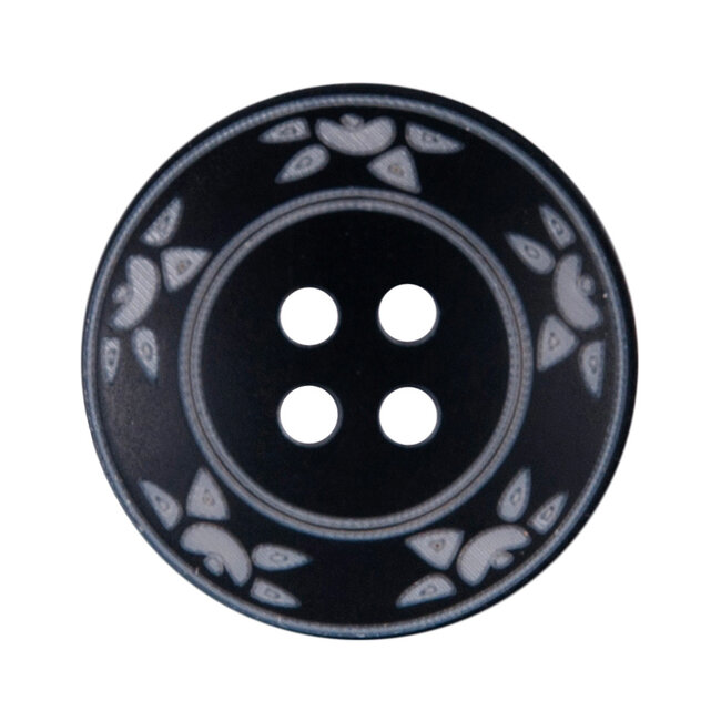 Milward Knopen 20 mm Zwart 3 stuks