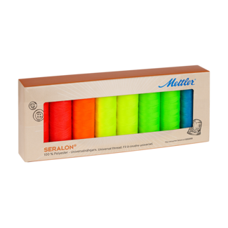 Mettler Garenset Seralon SE8NEON-Kit 8 stuks per kit