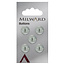 Milward Knopen 12 mm Groen 5 stuks