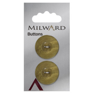 Milward Knopen 22 mm Goud 2 stuks
