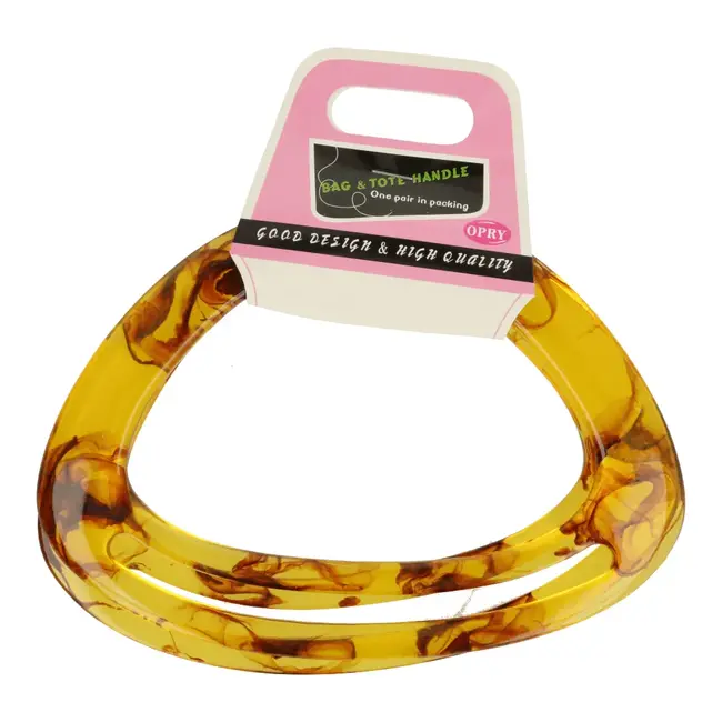 Opry Tasbeugel set kunststof 18,5cm schildpad