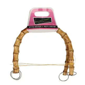 Opry Taschenbügel-Set Bambus 17cm natur