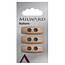 Milward Knopen 30 mm Bruin 3 stuks