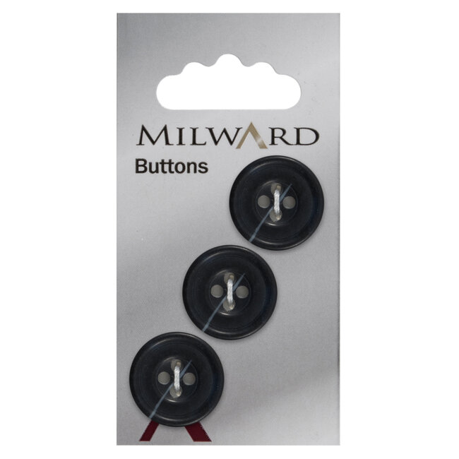 Milward Knopen 19 mm Blauw 3 stuks